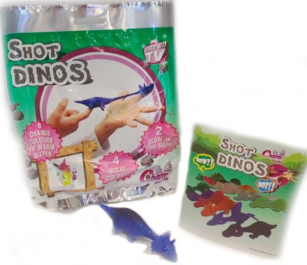 Игрушка в пакетике   Shot Dinos  (возможно вскрыта упаковка)